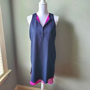 Banana Republic Women's Navy Shirt Midi Dress Size 2